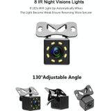 R0003 LED-invullicht Externe achteruitrijvideocamera HD Nachtzicht CCD Autocamera 12-lichts camera (N-systeem)