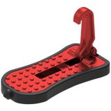 Multifunctionele auto deur dorpel step pedalen pads met veiligheidshamer (rood)