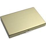 RVS ultradunne bescherming reizen kaart tas metalen kaart vak  kleur: Wiredraw goud