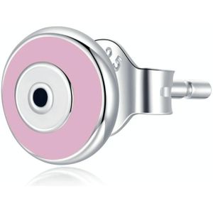 S925 Sterling Silver Demon Eye Women Earrings (Pink)