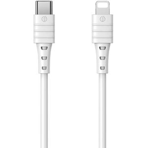 Remax RC-068I PD 20W Type-C / USB-C tot 8 PIN Hoge Elastische TPE Snelle oplaadgegevenskabel  Lengte: 1m