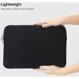 Diamond Texture Laptop Liner Bag  Size: 15.6 inch (Mint Green)