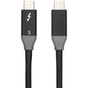 100W USB-C / Type-C 4.0 Mannelijk naar USB-C / Type-C 4.0 Mannelijke Twee-Color Full-Function Data Kabel voor Thunderbolt 3  Kabellengte: 0.6m