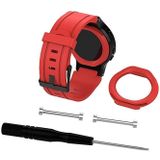 Silicone polsbandje van Sport voor de Garmin Forerunner 225 (rood)