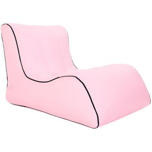 BB1803 opvouwbare draagbare opblaasbare bank enkele outdoor opblaasbare stoel  grootte: 70 x 60 x 55cm (roze)