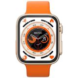 KD99 Ultra 1 99 inch IPS-scherm Smart Watch  ondersteuning voor hartslag- en bloedzuurstofbewaking / sportmodi (goud + oranje)