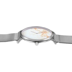 CAGARNY 6812 ronde wijzerplaat Alloy Silver Case mode paar Watch mannen & vrouwen minnaar Quartz horloges met Stainless stalen band