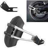 Motorfiets Roestvrij staal gewijzigd achterwiel fender stofdichte spatborden spatborden Fender Guard  Style: B Style Voet