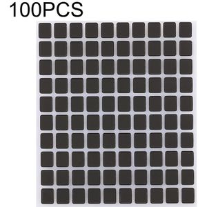 100 stuks Display scherm zwart Stickers voor iPhone X
