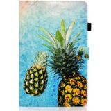 Voor Lenovo Tab M9 Naaigaren Horizontaal Geverfd Tablet Leren Hoes (Ananas)