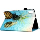 Voor Lenovo Tab M9 Naaigaren Horizontaal Geverfd Tablet Leren Hoes (Ananas)