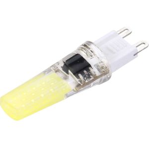 G9-3W 300LM COB LED licht  siliconen dimbaar voor de hallen / Office / Home  AC 220-240V  White Plug (wit licht)