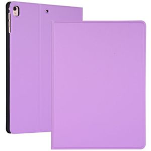 Voor iPad 10 2 voltage elastische lederen TPU beschermhoes met houder (paars)