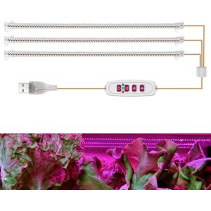 LED-installatie groeilamp tijd ingemaakte plant Intelligente afstandsbediening kast licht  stijl: 50cm drie kop (rood blauw)