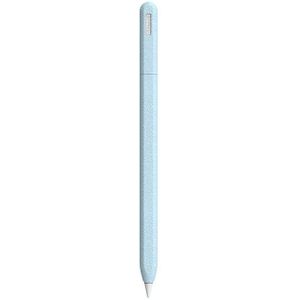 Voor Apple Pencil 2 LOVE MEI Frosted lederen textuur siliconen beschermhoes voor pennen