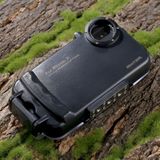 HAWEEL voor iPhone X 40m / 130ft waterdichte duiken huisvesting Foto Video nemen onderwater Cover Case(Black)