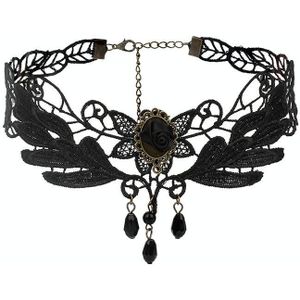 Fringe Kant Gothic Lolita Vintage Ketting  Stijl: 1535