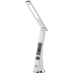 U11 Touch 3-level dimmende LED-oogbeschermingslamp met eeuwigdurende kalender/alarm/temperatuurfunctie(wit)