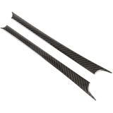 2 stks auto Gear side strip Carbon Fiber decoratieve sticker voor Mercedes-Benz W204