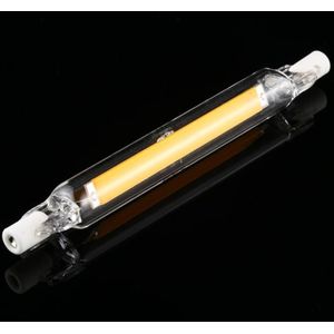 R7S 220V 13W 118mm COB LED-buisglasbuis vervanging Halogeen lamp spotlicht(3000K warm licht)