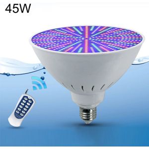 ABS kunststof LED zwembad lamp onderwater licht  lichte kleur: kleurrijke + 12 knop afstandsbediening (45W)