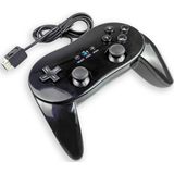 Klassieke bedrade game controller gaming afstandsbediening voor Nintendo Wii (Zwart)