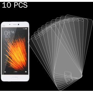 10 stuks Xiaomi Mi 5 0 26 mm 9H oppervlaktehardheid 2.5D explosieveilige gehard glas scherm Film