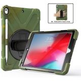 Schokbestendige kleurrijke siliconen + pc beschermende geval met houder  schouderriem en handriem & pen slot voor iPad Pro 10.5 (camouflage)