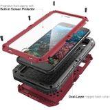 Metal + Silicone Phone Case met schermbeschermer voor iPhone 8 Plus / 7 Plus