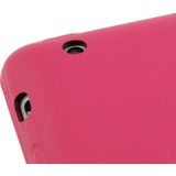 hoge kwaliteit 4-vouw slanke Smart Cover lederen hoesje voor iPad 4 / nieuwe iPad (iPad 3) / iPad 2 (hard roze)