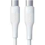 JOYROOM S-1230M3 60W PD Type-C / USB-C naar Type-C / USB-C Fast Charging Data Cable  Lengte: 1.2m (Wit)