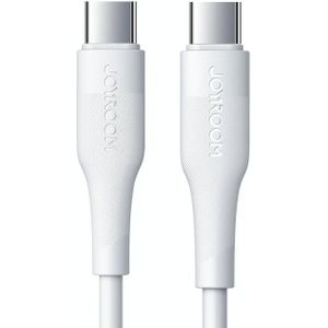 JOYROOM S-1230M3 60W PD Type-C / USB-C naar Type-C / USB-C Fast Charging Data Cable  Lengte: 1.2m (Wit)