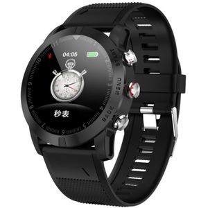 DTNO. 1 S10 1 3 inch TFT kleurenscherm Slimme armband IP68 waterdicht  silicone horlogebandje  ondersteuning Bel herinnering/Heart rate monitoring/Sleep monitoring/multi-sport mode (zwart)