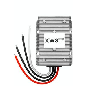 XWST DC 12 / 24V tot 5V Converter Step-down voertuigvermogenmodule  Specificatie: 12 / 24V tot 5 V 40A Extra grote aluminium schaal