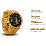 Calorie Stappenteller Wekker Waterdicht Multifunctioneel Bergsport Schokbestendig Smartwatch (Goud)