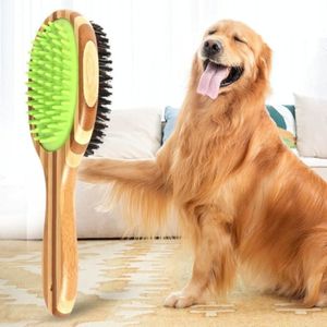 CS39 Pet Dubbelzijdige Kam Dog Airbag Massage Cleaning & Grooming Comb
