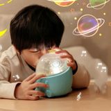 CX-12 Little Dinosaur Starry Sky Light USB Music Box Nachtlampje LED Dream Roterende Projectielamp (Blauw)