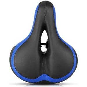 Reflecterende seat bicycle seat zadelstoel (Zwart blauw)