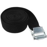 Auto Span rope bagageband Auto Auto Boot vaste band met lichtmetalen gesp  willekeurige kleur levering  grootte: 25mm x 1m