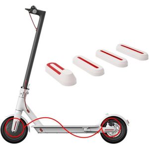 2 stuks elektrische scooter wiel vierweg zijdecoratieve dekking met reflecterende strips voor Xiaomi Mijia 1S / PRO