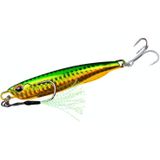 3 PCS PROBEROS LF103 Simulation Metal Sea Fishing Bait  Specification: 40g(A With Hook)