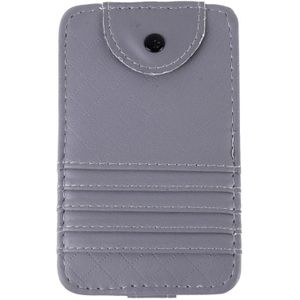 FUDAOCHE Muti-functionele Auto auto zonneklep Sunglass houder Card CD opslag houder zakje Bag(Grey)