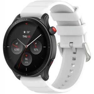 Voor Amazfit GTR 4 22mm siliconen horlogeband
