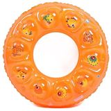 10 PCS Cartoon Patroon Dubbele Airbag verdikt opblaasbare zwemmen ring Crystal Zwemmen Ring  Grootte: 80 cm (Oranje)