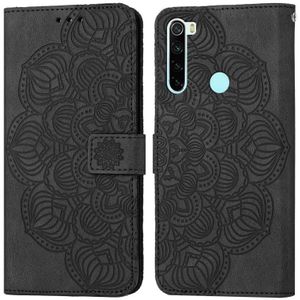 Voor Xiaomi Redmi Note 8 Mandala relif lederen telefoonhoesje