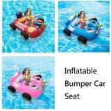 Opblaasbare bumper autostoel kinderen water straal zwemmen ring buiten pool spelen speelgoed