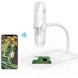 316 50-1000X instelbare Smart WiFi USB digitale Microscoop (wit)
