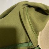 Lente herfst effen kleur grote zak casual hooded trui + broek set voor vrouwen (kleur: leger groen maat: L)