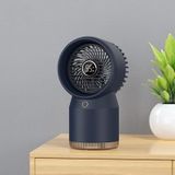 Spray bevochtigde LED Digital Display Office Home Fan  Style: 3600MAH Oplaadbaar