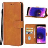 Leren telefooncase voor Oppo Zoek X5 (Brown)